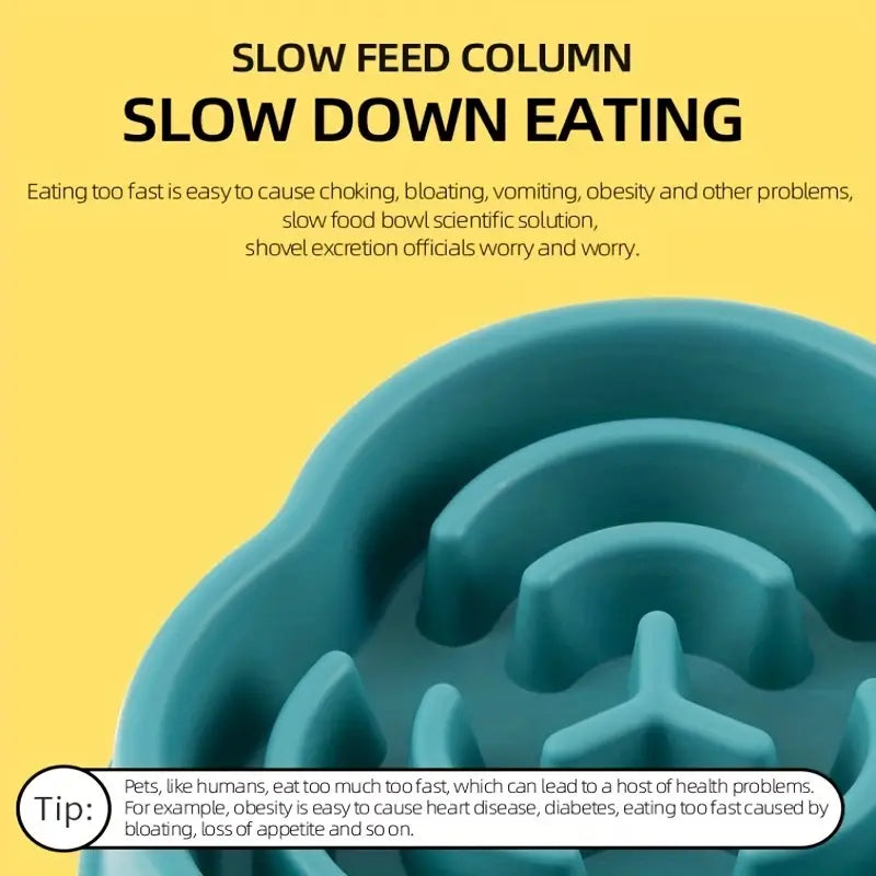 Slow Feeding Pet Bowl